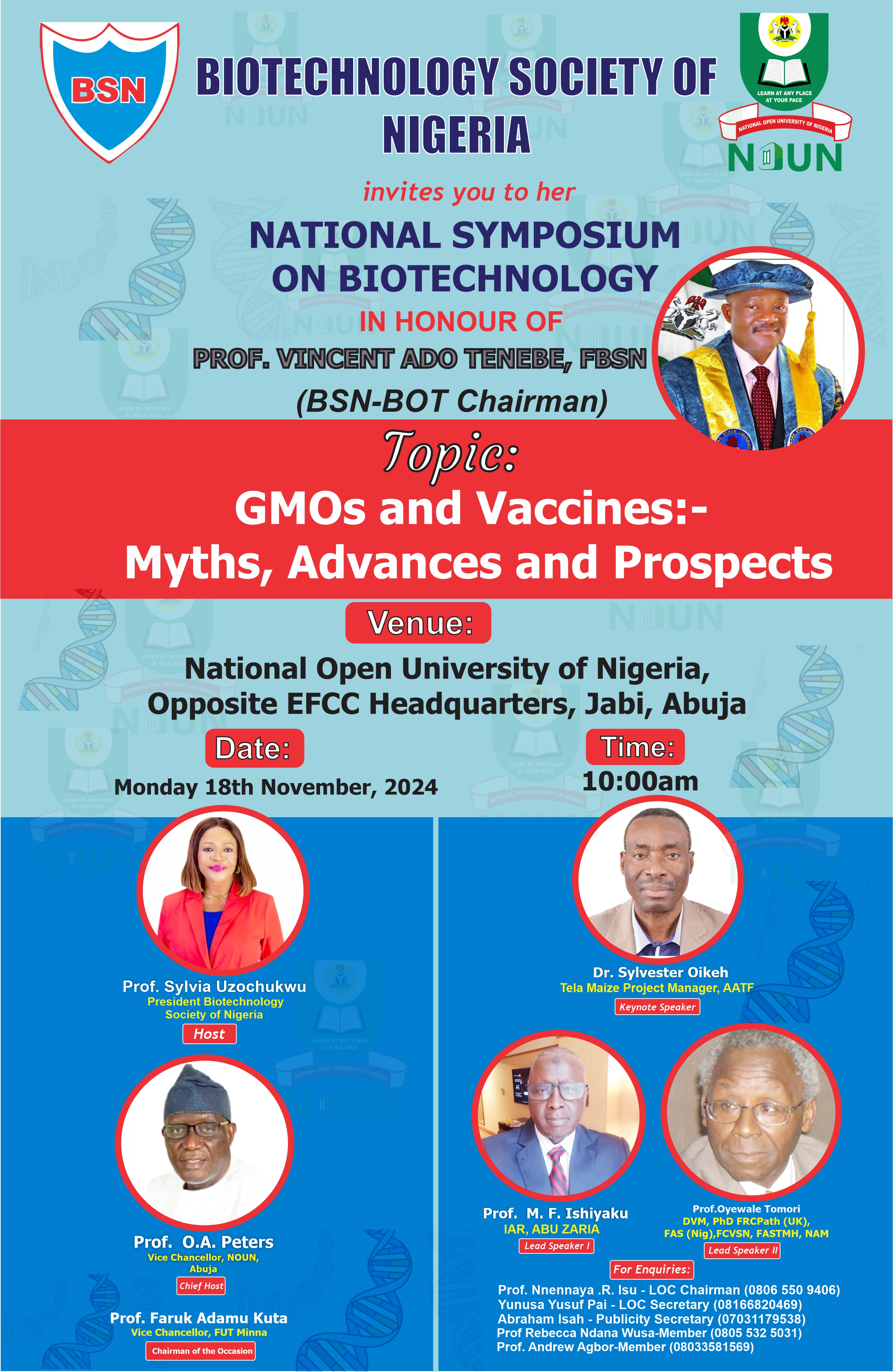 Biotechnology Society of Nigeria: Championing Biotechnology Advancements